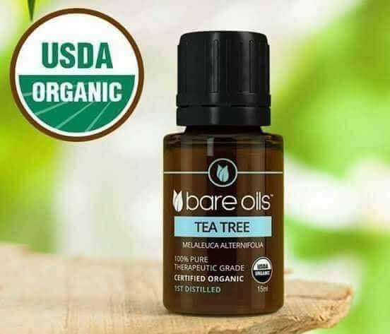 [ Tinh Dầu Hữu Cơ] Tinh dầu tràm trà - Tea Tree Essential Oil - Bare Oils - USDA Organic) 15ml